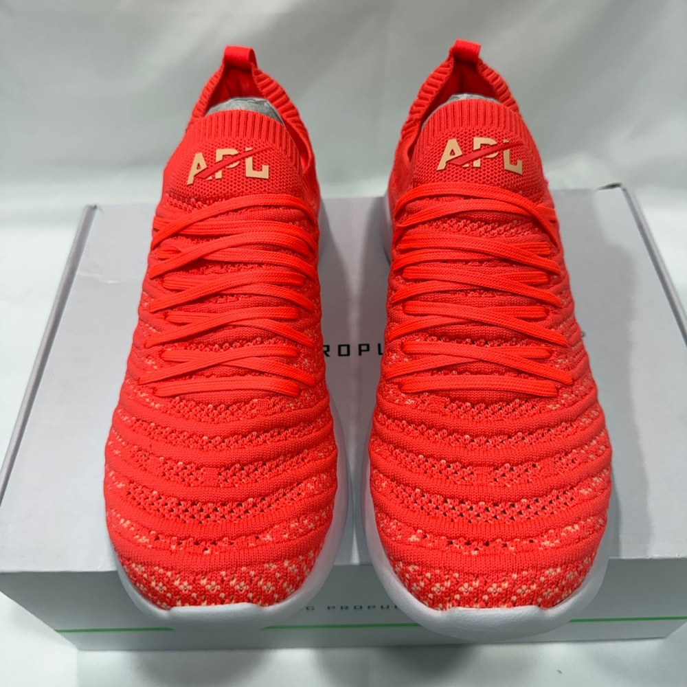 APL Impulse Red and Faded Peach Women's Sneakers